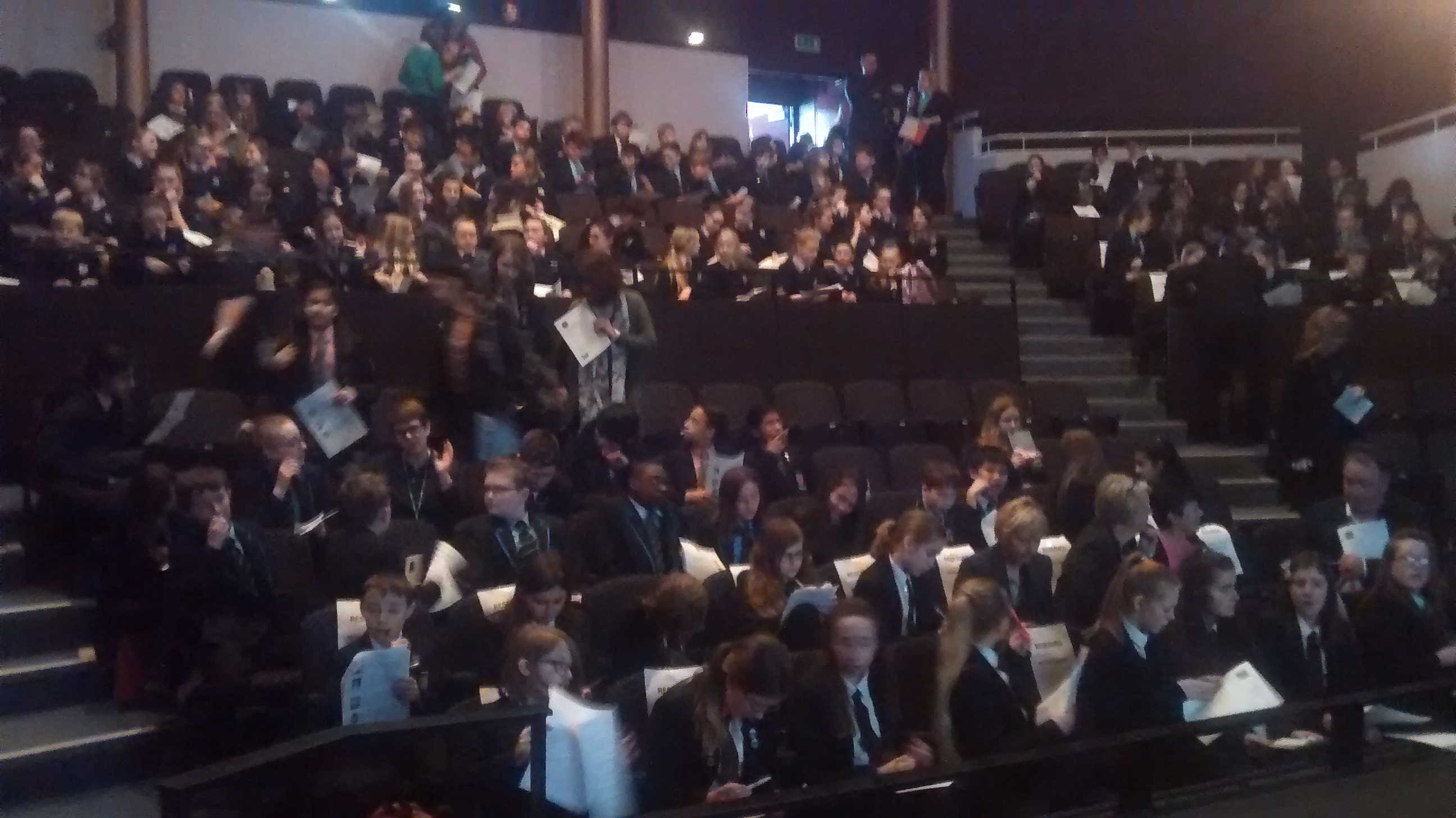 Audience at Dudley Teen Book Awards