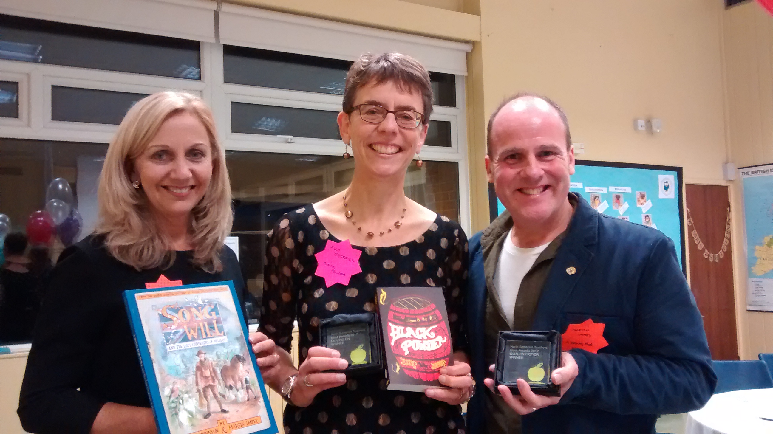 Ally with Martin Impey and Hilary Robinson